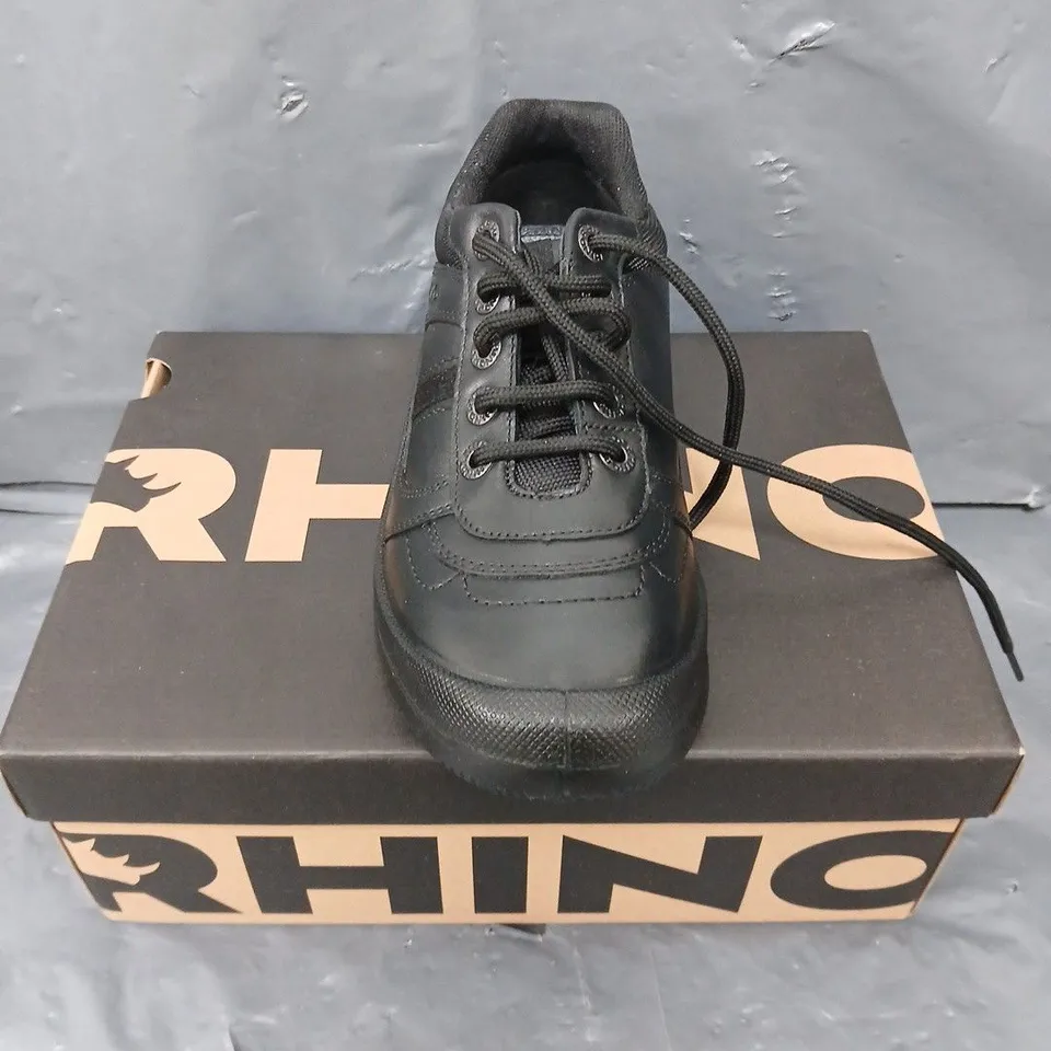 START-RITE BOYS RHINO SHERMAN LEATHER LACE UP SCHOOL SHOES - 4.5