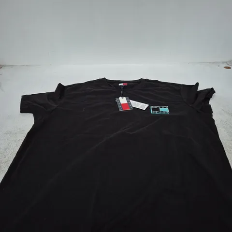TOMMY JEANS BLACK T-SHIRT, MENβS, XXL