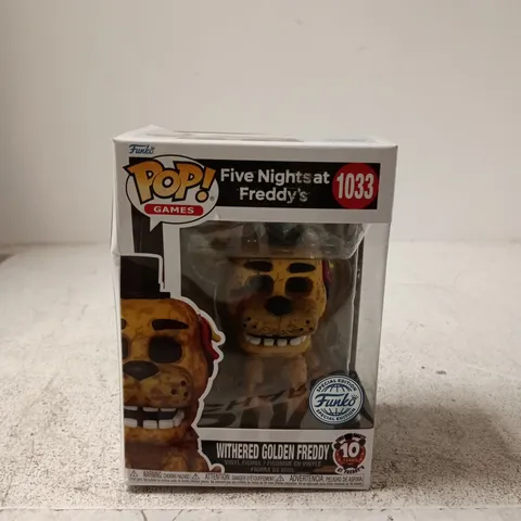 FUNKO POP! FIVE NIGHTS AT FREDDY'S β WITHERED GOLDEN FREDDY (SPECIAL EDITION)