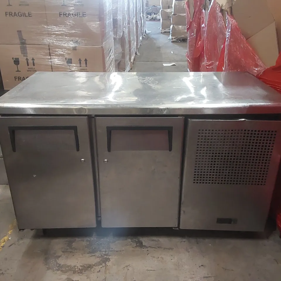 TRUE TGU-2F 2 DOOR STAINLESS STEEL GASTRONORM COUNTER FREEZER