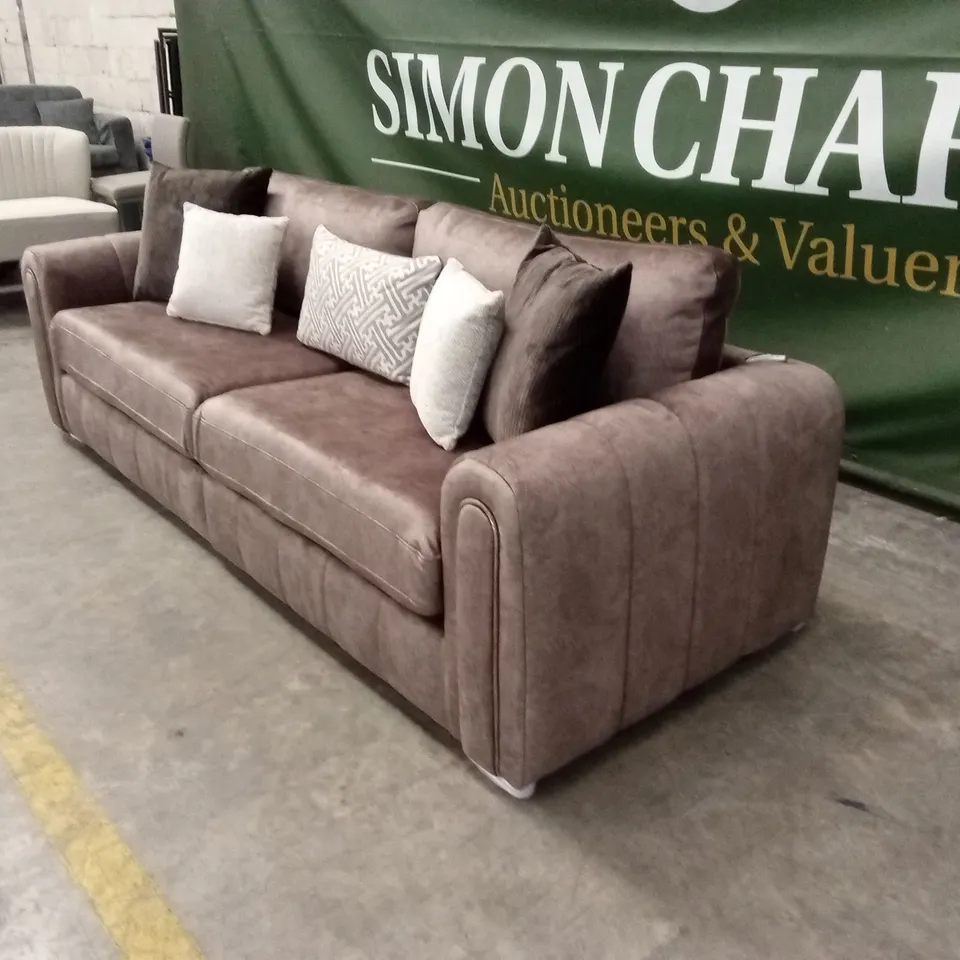 AMARA 4 SEATER SOFA - CHOCOLATE RRP £1349