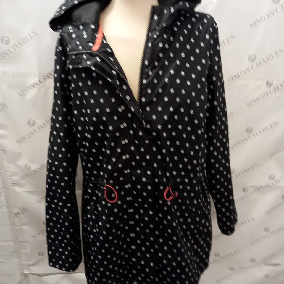 GEORGE ZIP THROUGH HOODED COAT - UK 18