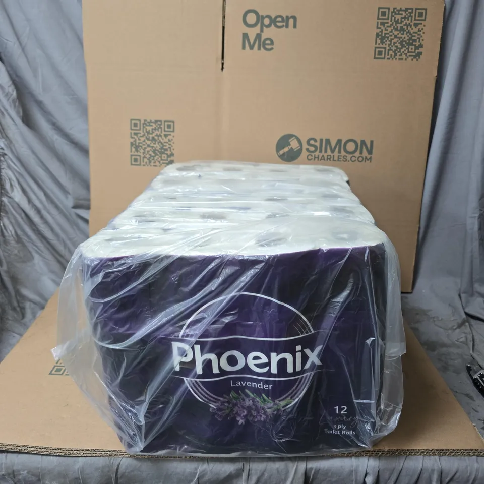 PHOENIX LAVENDER 5 PACKS OF 12 ROLLS