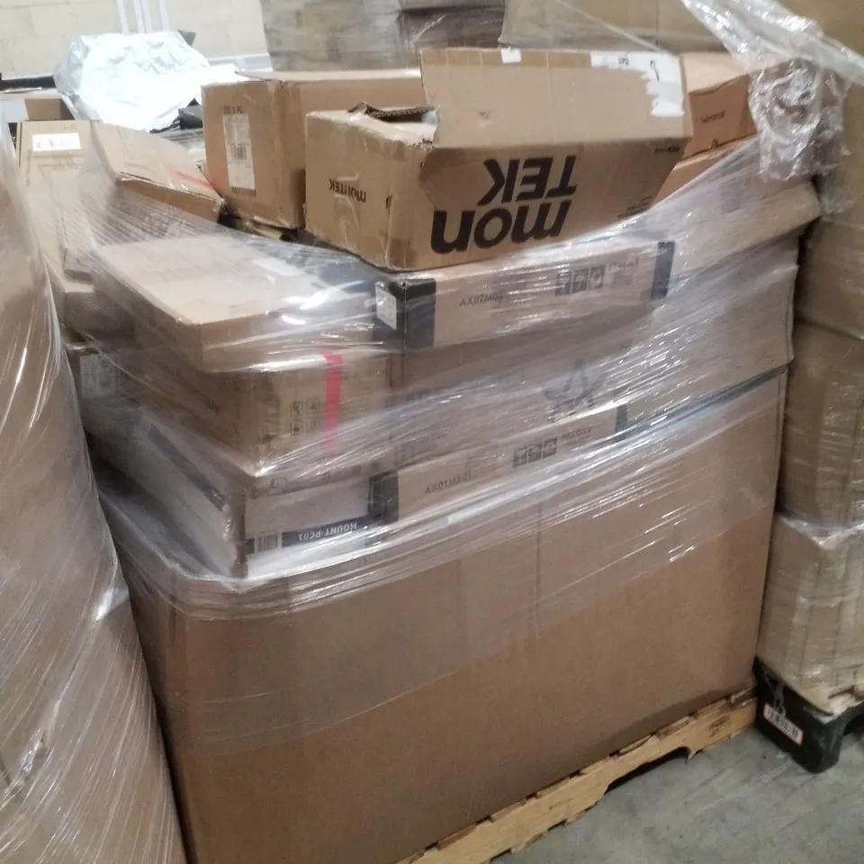 PALLET CONTAINING ASSORTED TV/MONITOR MOUNTS & BRACKETS