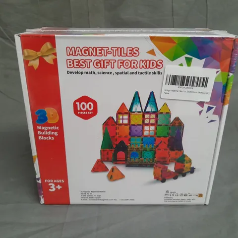 BRAND NEW MAGNET-TILES 100-PIECE BUILDING BLOCK SET