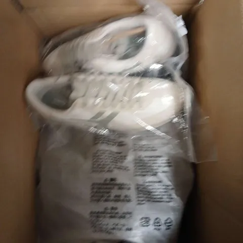 BOX OF APPROX 5 ASSORTED SHOES IN VARIOUS COLOURS, STYLE AND SIZES