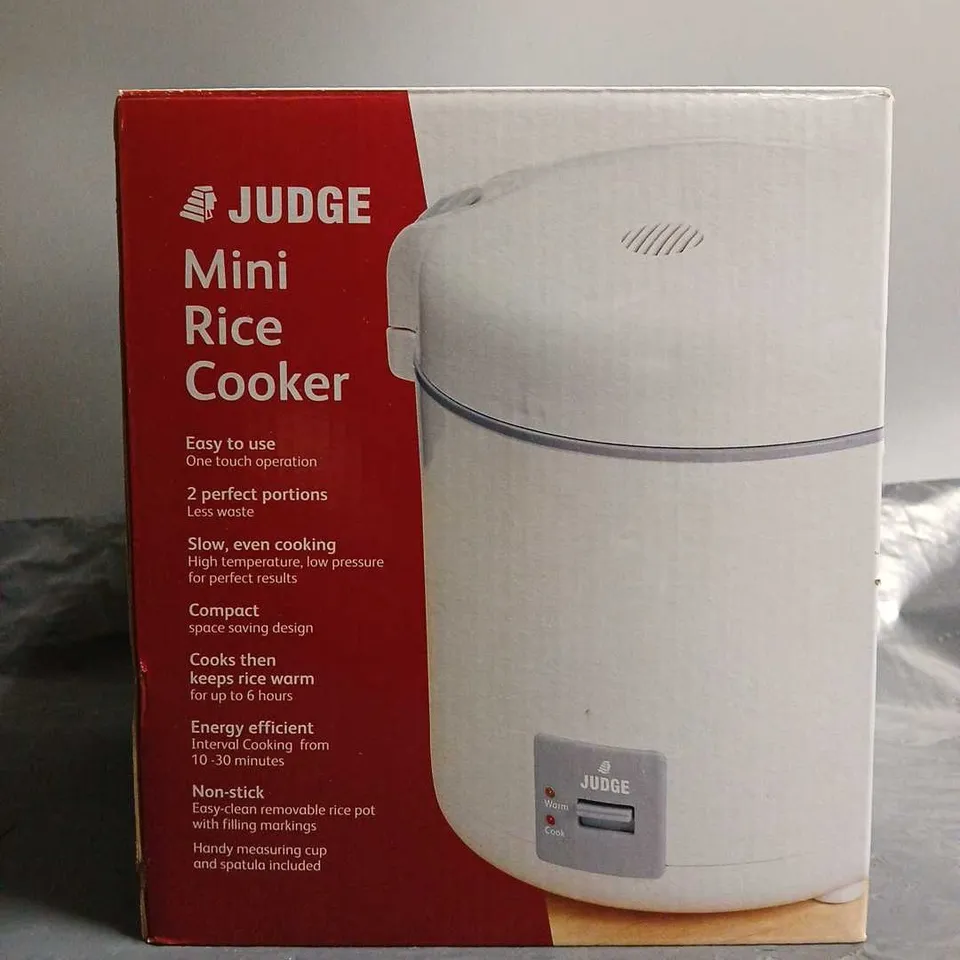 BOXED JUDGE MINI RICE COOKER 