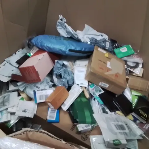 PALLET OF ASSORTED HOUSEHOLD GOODS AND PRODUCTS TO INCLUDE;POPUP TENT,PHONE CASES,CHARGING CABLES