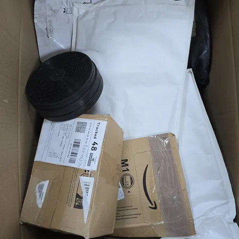 APPROXIMATELY 10 ASSORTED HOUSEHOLD PRODUCTS TO INCLUDE CLOTHING, FILTER UNIT ETC 