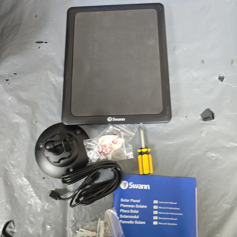 SWANN SOLAR PANEL FOR SMART SECURITY CAMERA – WEATHERPROOF