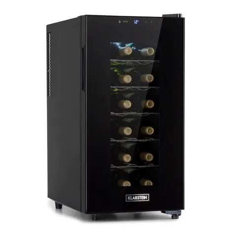 BELLEVIN 49CM 18 BOTTLES FREESTANDING WINE FRIDGE BLACK