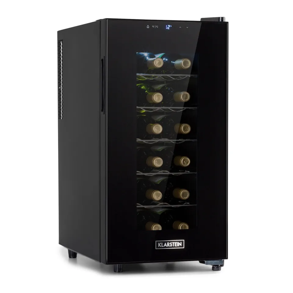 BELLEVIN 49CM 18 BOTTLES FREESTANDING WINE FRIDGE BLACK