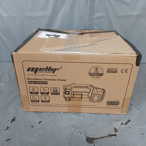 BOXED MELLIF BRUSHLESS TRANSFER PUMP (MFWP-BR)