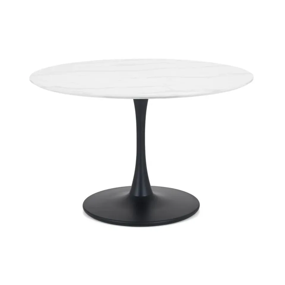 BOXED GERSON 120CM PEDESTAL DINING TABLE (3 BOXES)