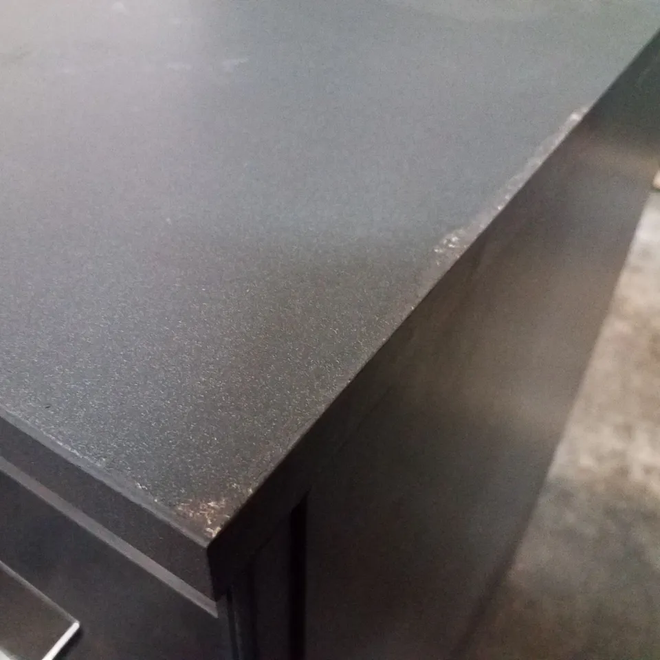 GREY 3 TIER BEDSIDE DRAWER 