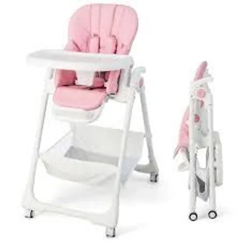 BABY HIGHCHAIR WITH SAFE, ADJUSTABLE AND FOLDING DESIGN