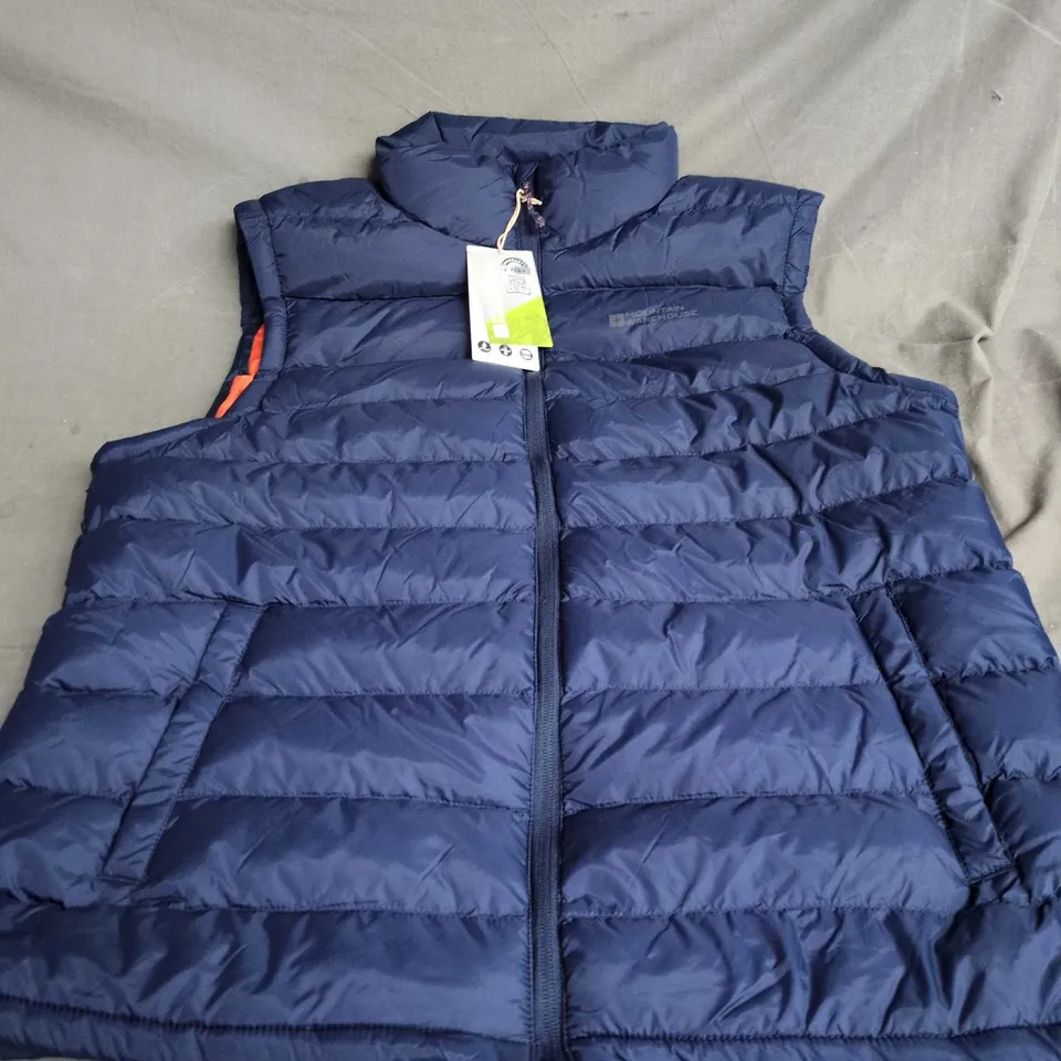 MOUNTAIN WAREHOUSE SEASONS II NAVY PADDED GILET – MEN'S SIZE L