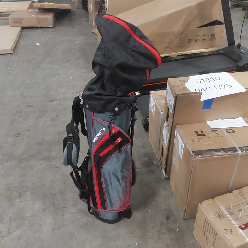 BOXED LONGRIDGE VECTOR + GOLF BAG WITH CLUBS