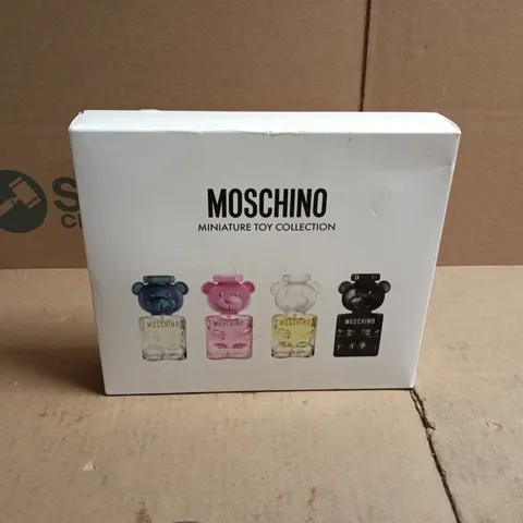 MOSCHINO MINIATURE TOY COLLECTION 4 ITEM SET