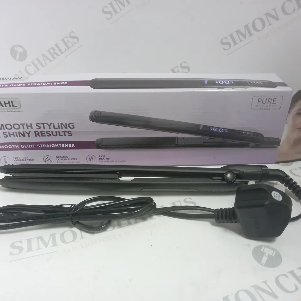 WAHL SMOOTH GLIDE STRAIGHTENER BLACK 