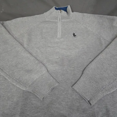 POLO RALPH LAUREN 1/4 ZIP CARDIGAN SIZE L