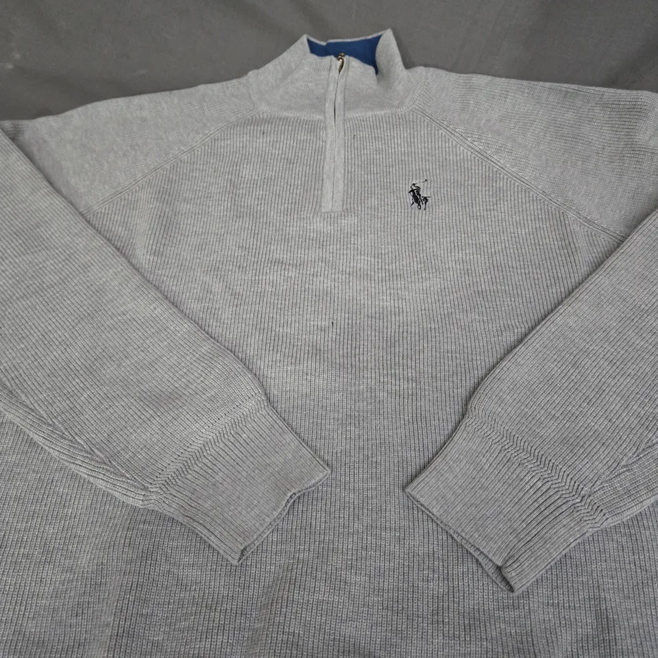 POLO RALPH LAUREN 1/4 ZIP CARDIGAN SIZE L