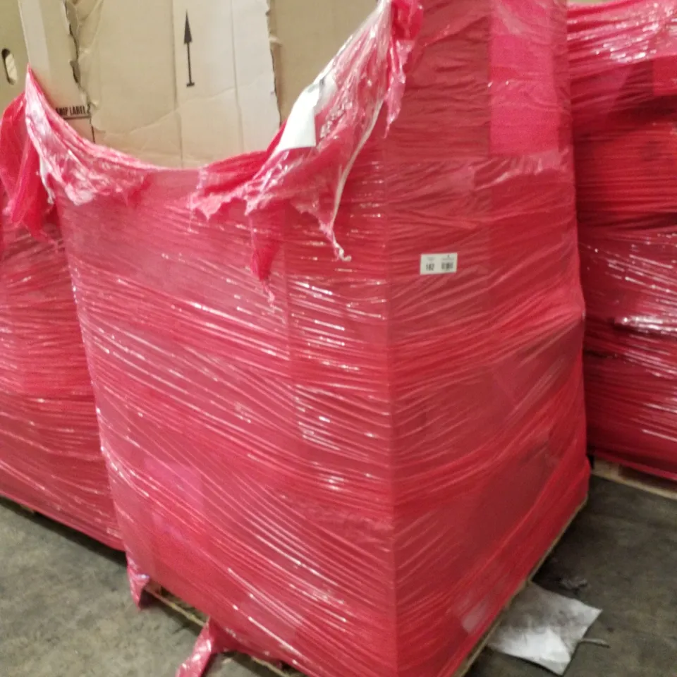 PALLET OF ASSORTED PRODUCTS INCLUDING AUTOMATIC LITTER BOX, DUAL BASKET AIR FRYER, TOILET SURROUND RAIL, MAGNETIC MEMO BOARD