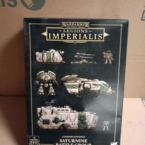 WARHAMMER LEGIONS IMPERIALIS SATURNINE BATTLE GROUP – 76 EPIC SCALE MINIATURES (BOXED)