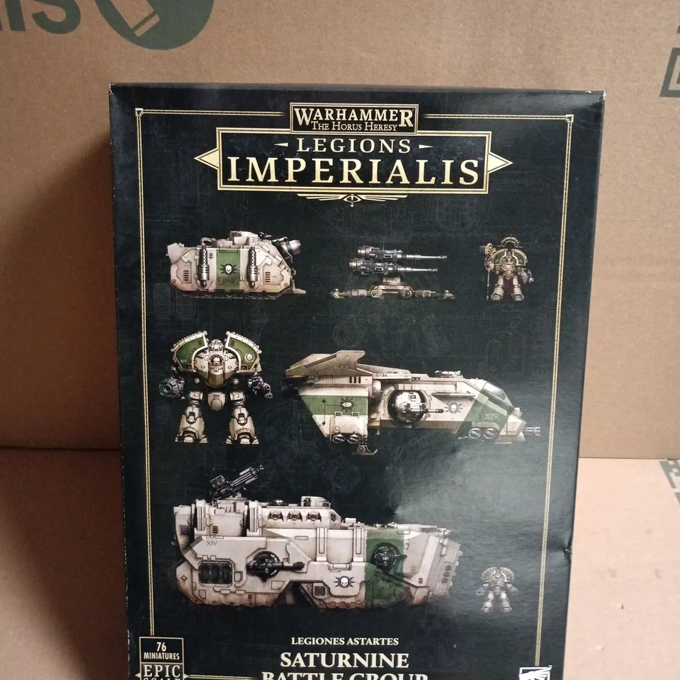 WARHAMMER LEGIONS IMPERIALIS SATURNINE BATTLE GROUP – 76 EPIC SCALE MINIATURES (BOXED)
