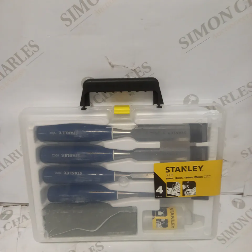 STANLEY 6-PIECE CHISEL SET  RRP £29.99