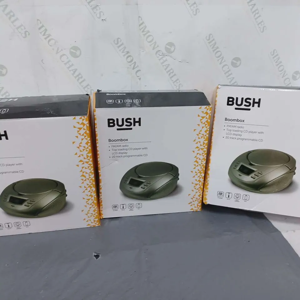 3 BOXED BUSH BOOMBOX
