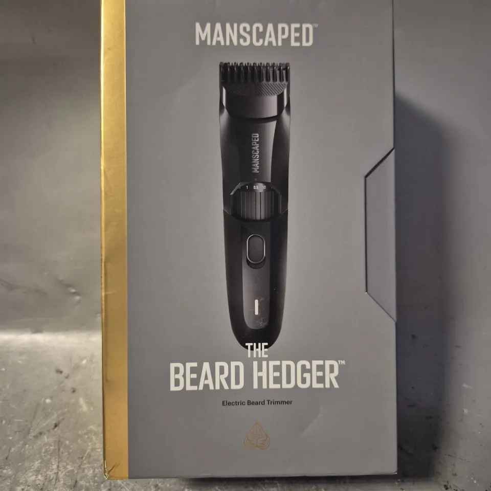 SEALED MANSCAPED THE BEARD HEDGER WET & DRY TRIMMER - BLACK