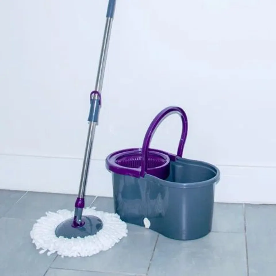 BOXED 360 SPIN FLOOR MOP & BUCKET SET 