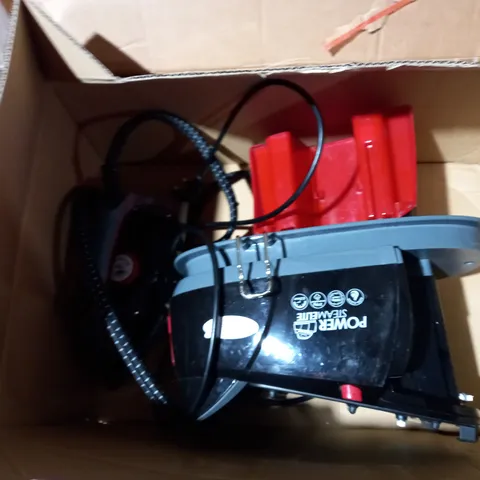 MORPHY RICHARDS 332013 STEAM GENERATOR IRON POWER STEAM ELITE WITH AUTO CLEAN AND SAFETY LOCK, STEAM GENERATOR RED BLACK