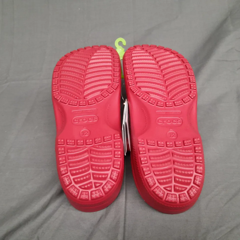 UNBOXED PAIR OF CLASSIC CROCS PEPPER UK M11/W12