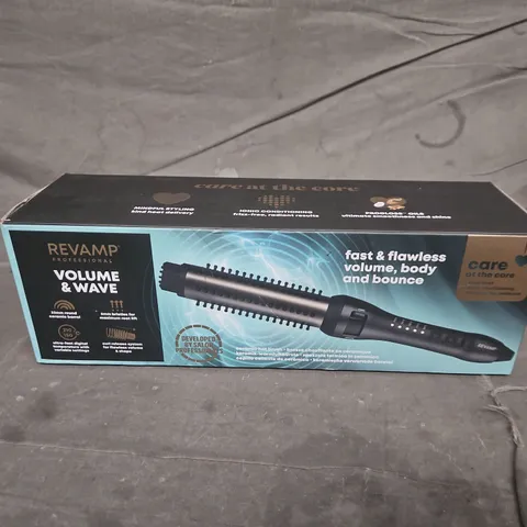 BOXED REVAMP VOLUME AND WAVE CERAMIC HOT BRUSH BR-1350X-GB