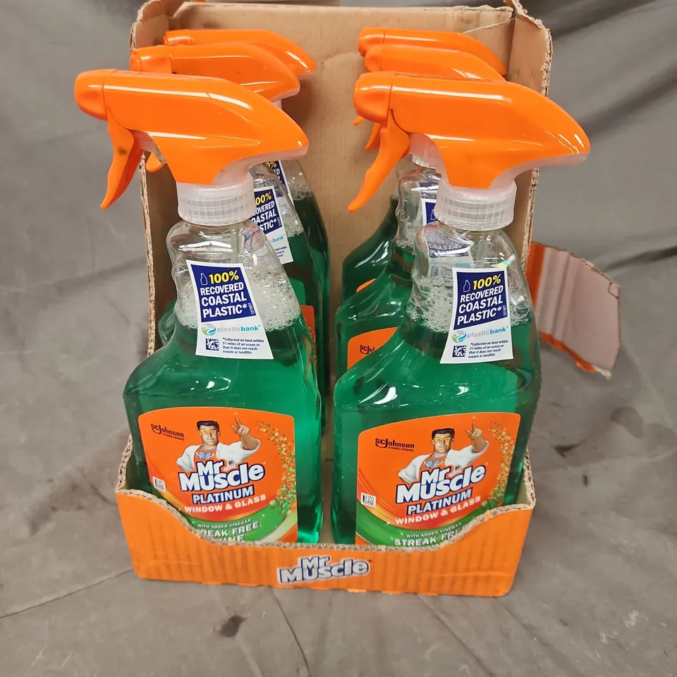 MR MUSCLE X6 PLATINUM WINDOW & GLASS CLEANER - COLLECTION ONLY