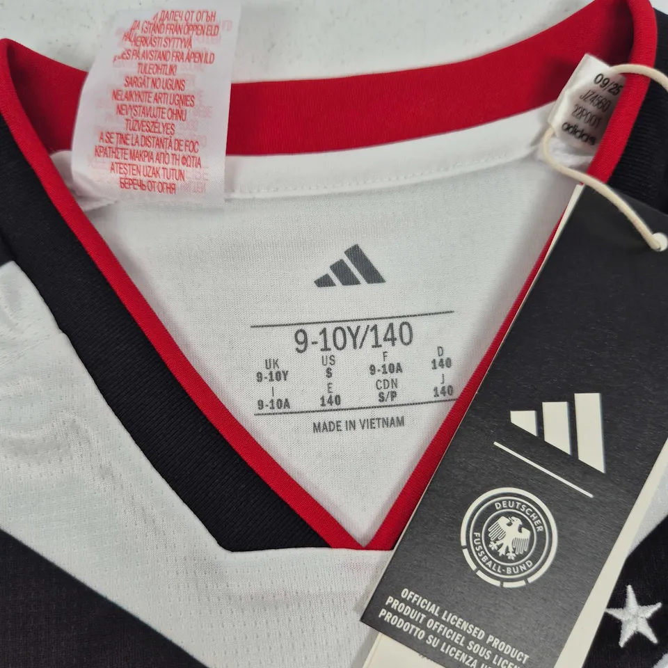 ADIDAS GERMANY 2026 HOME JERSEY - 9-10Y