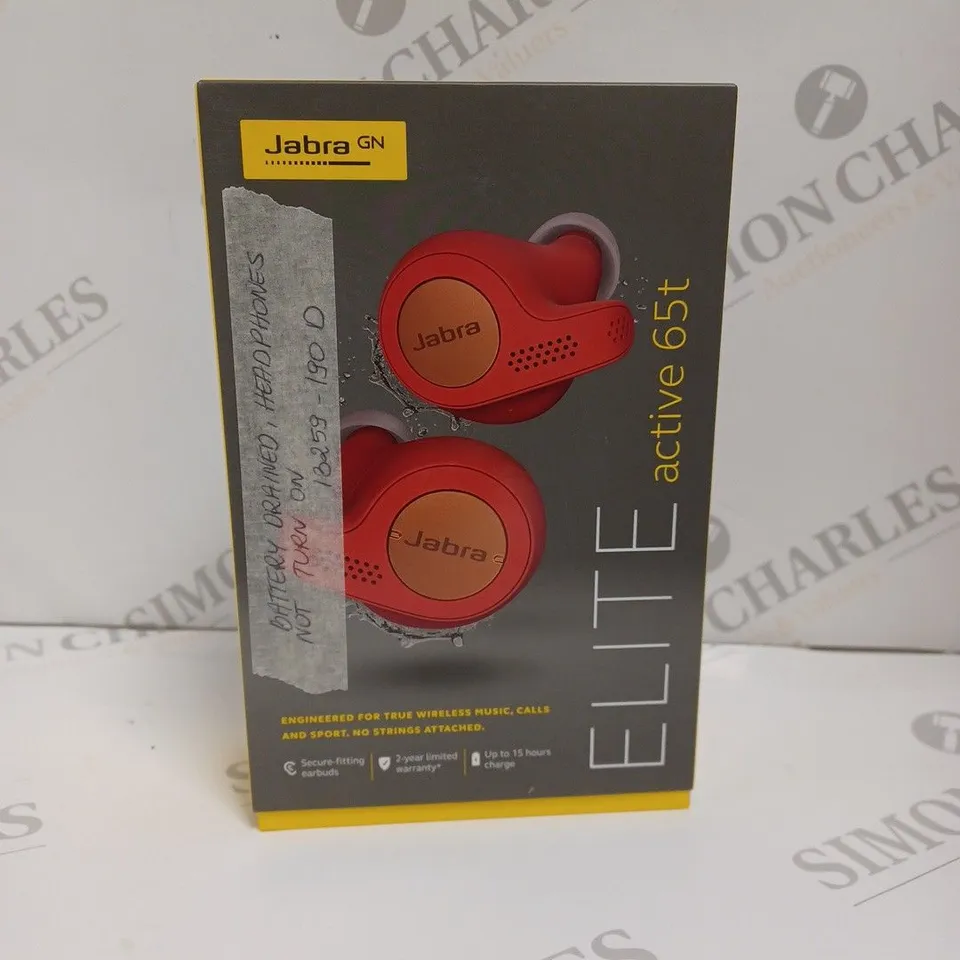 BOXED JABRA ELITE ACTIVE 65T EARBUDS