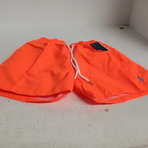 RALPH LAUREN ORANGE SWIM SHORTS β UK SIZE M