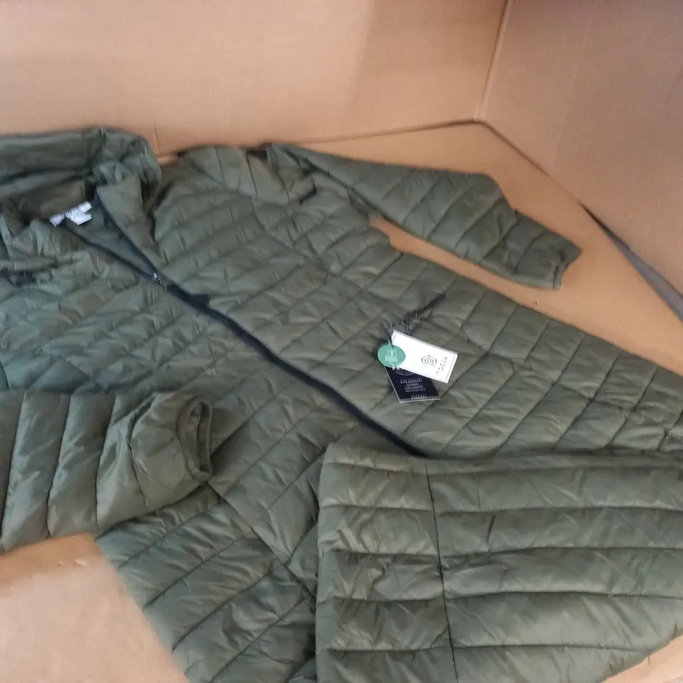 TOG 24 LONGLINE WOMENS JACKET IN KHAKI - 18
