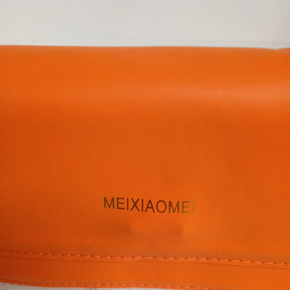 MEIXIAOMEI ORANGE LEATHER HANDBAG