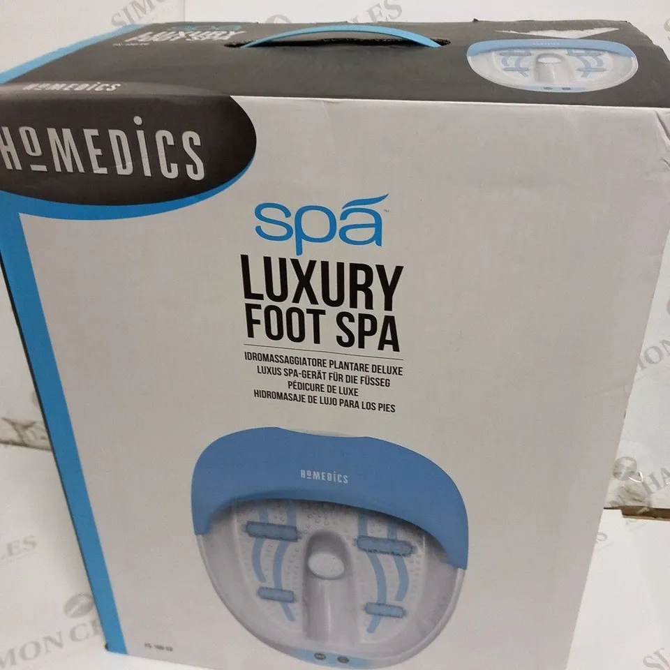 BOXED HOMEDICS SPA LUXURY FOOT SPA FS-150-EU