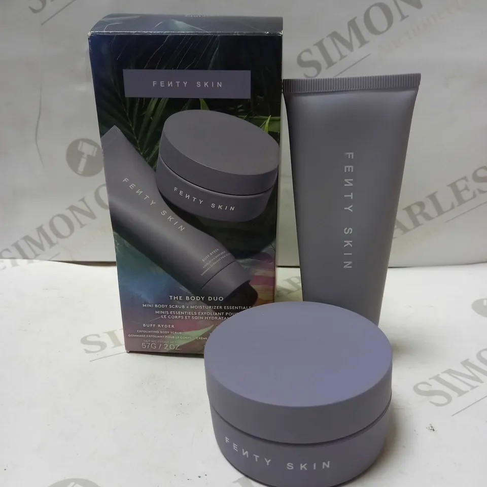 FENTY BEAUTY THE BODY DUO MINI BODY SCRUB + MOISTURIZER ESSENTIALS
