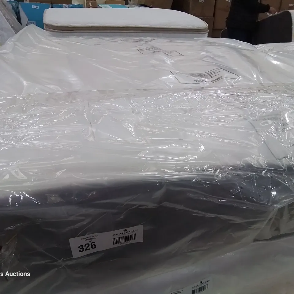 QUALITY BAGGED 4'6" DOUBLE MEMORY FOAM HYBRID OPEN COIL SPRUNG MATTRESS 