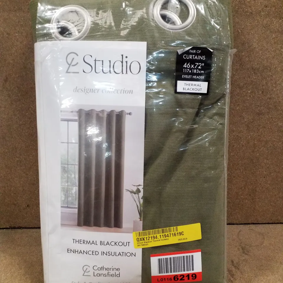 WILSON BLACKOUT THERMAL CURTAINS 