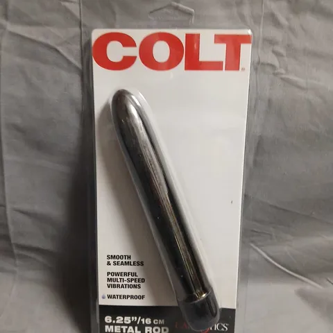 COLT METAL ROD VIBRATOR – 6.25" (16 CM), WATERPROOF, MULTI-SPEED