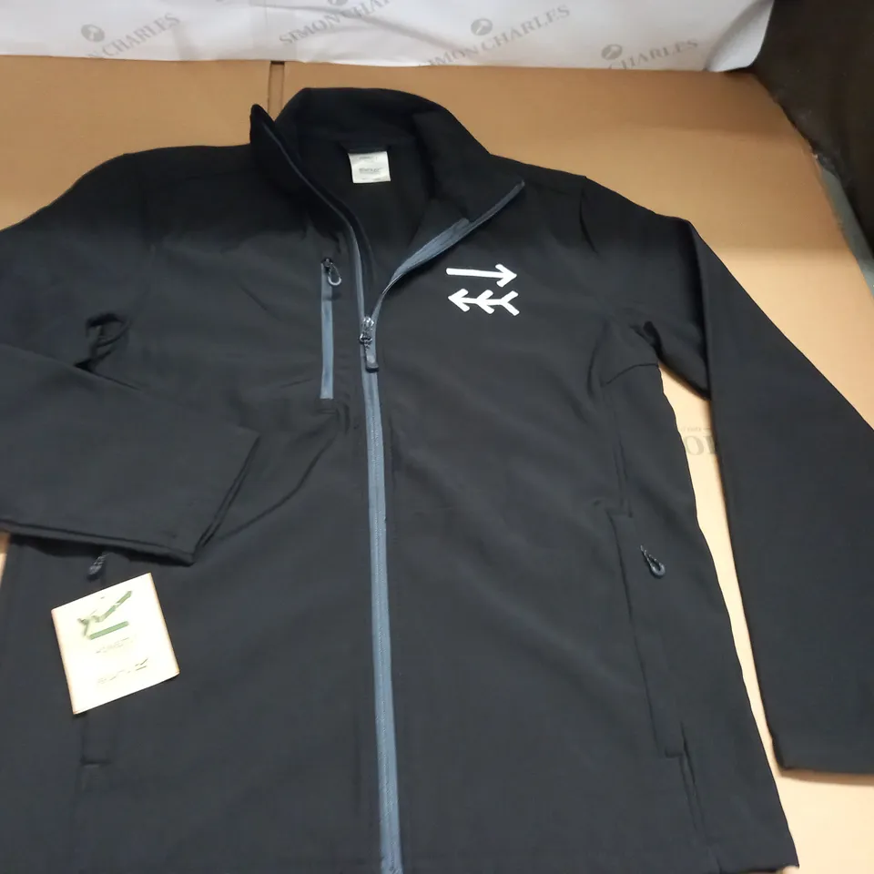 REGATTA BLACK SHELL JACKET - UK L