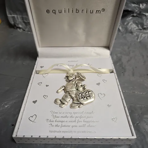 EQUILIBRIUM WEDDING KEEPSAKE CHARM – GOOD LUCK PENDANT