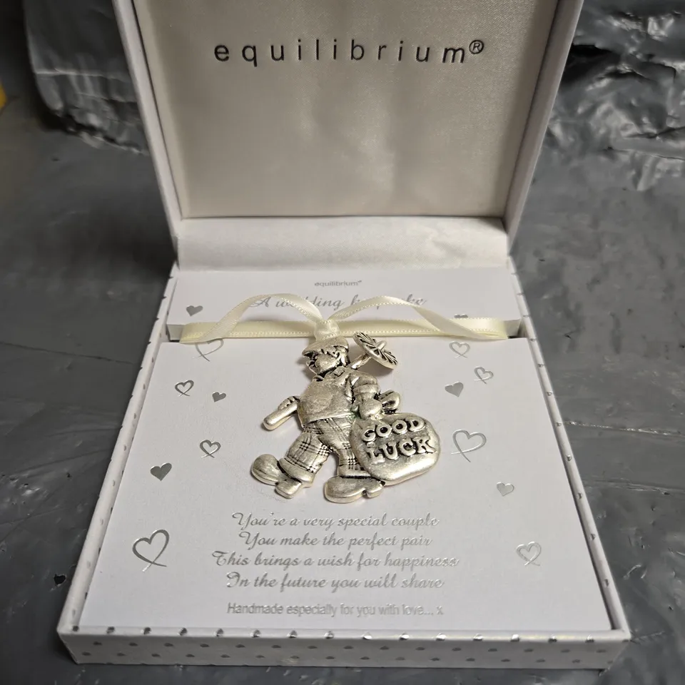 EQUILIBRIUM WEDDING KEEPSAKE CHARM – GOOD LUCK PENDANT